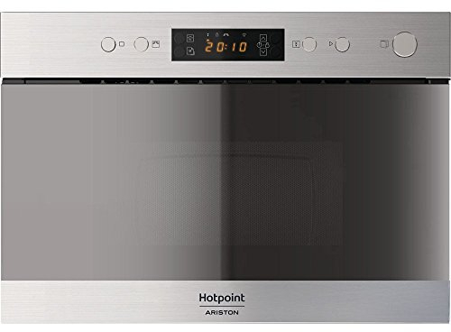 Hotpoint MN 312 IX HA, Forno a Microonde Combinato da Incasso, Capacità 22 Litri, Potenza 750W, Acciaio inossidabile