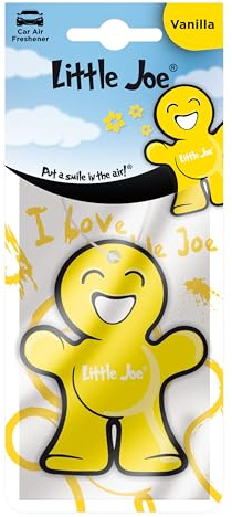 Little Joe 265010 Lufterfrischer Paper Duft Vanille, Gelb