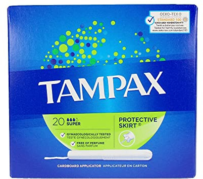 TAMPAX BLUE BOX SUPER, Confezione da 20 Tamponi