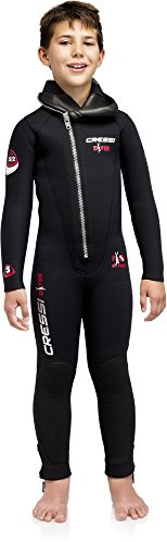 Cressi Boys' Diver All in One Premium Neoprene 5mm Diving Suit, XS - age 12/13
