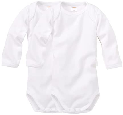 wellyou – Langarmbody Baby & Kinder aus 100% Baumwolle – Babybody für Mädchen & Jungen – 2er Set Langarm Baby Body in Größe 50-134 – Made in EU
