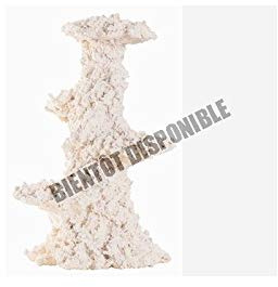 ARKA Riffkeramik Säule schmal - 20 cm - schmale Riffkeramiksäule, schadstofffrei und hochporös, unterstützt effektiv die Mikrofauna, perfekt für Meerwasseraquarien, Made in Germany