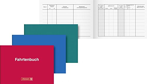Brunnen Fahrtenbuch (10er Vorteilspack, A6 Softcover)