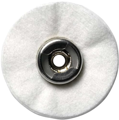 Dremel 423S EZ SpeedClic Disco de pulir para acero, aluminio, latón, plata, oro (25 mm)