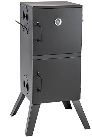 TecTake BBQ Charcoal barbecue smoker with heat indicator - different models - (BBQ Food Smoker (401412))