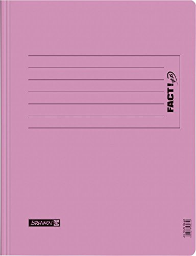 Brunnen Schnellhefter, aus Pappe, 13 Farben, extra stark, 375 g/m² Pacco da 10 rosa