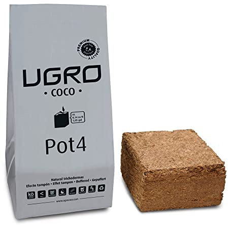 Sustrato / Bloque / Ladrillo Fibra de coco deshidratado U-Gro Pot4 (500g-4L)