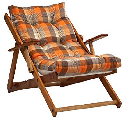 TECNOCUCI Cojín Acolchado para Tumbona de Relax (115 x 55 x 21 cm) – 100% Made in Italy – Repuesto Ideal para Interiores y Exteriores