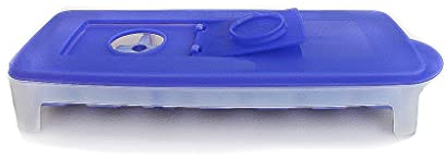 Tupperware, contenitore da congelatore per cubetti di ghiaccio, viola e bianco, G29, per creare cubetti di ghiaccio