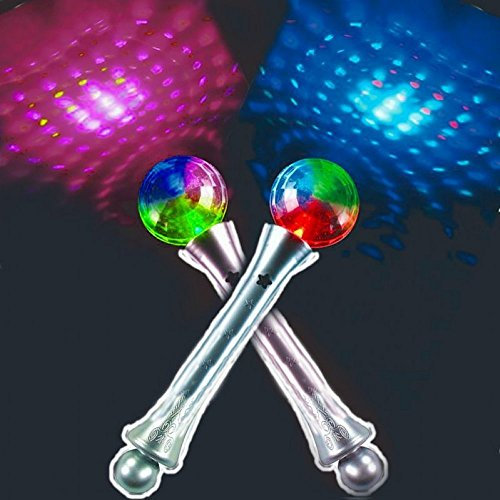 MunchieMoosKids Light Up Projector Globe - LED Light Source - Disco Atmosphere - Home Lighting