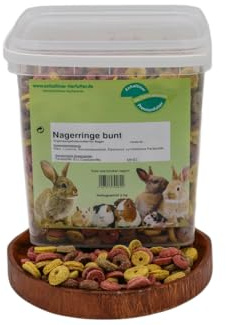 Anhaltiner Nagerringe bunt 2 kg Premiumfutter Nagerfutter Zusatzfutter