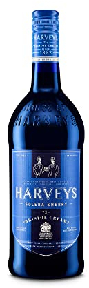 Harveys Bristol Cream Sherry 1 Litre | Best Served Chilled | Full-bodied, Rich, Mellow, Long Lasting 15.5% / 17.5% vol Sherry