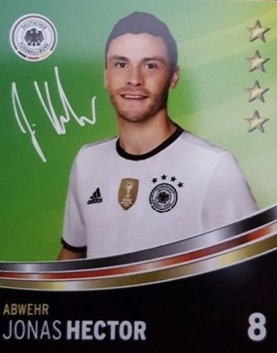 Rewe DFB Sammelkarten EM 2016 Auswahl aus allen 36 und Sammelalbum oder alles komplett (Nr 8 Jonas Hector)