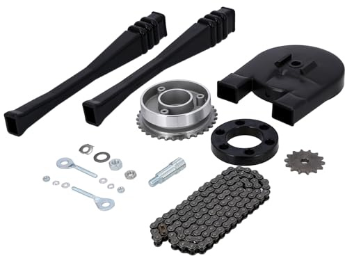 Großes Kettenradantrieb-Set (Ketten-Set) - für Simson KR51/1 Schwalbe