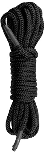 Teazers EasyToys Fetish Collection - Cuerda de bondage de cáñamo - 10 metros de largo - Cuerda de bondage negro - para una experiencia BDSM perfecta