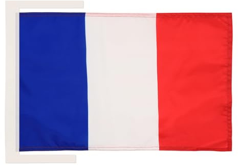 AZ FLAG Bandera de Francia 45x30cm - BANDERINA Francesa 30 x 45 cm cordeles Poliester Ligero