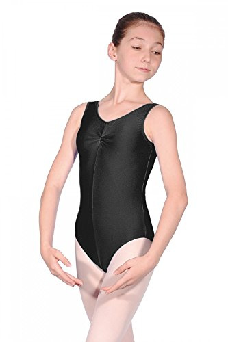 Roch Valley Sheree Nylon/Lycra Leotard Black Age 7-8 122-128cm (1b)
