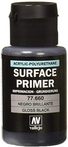 Vallejo Acrylicos Peinture métallique Noir brillant 32 ml