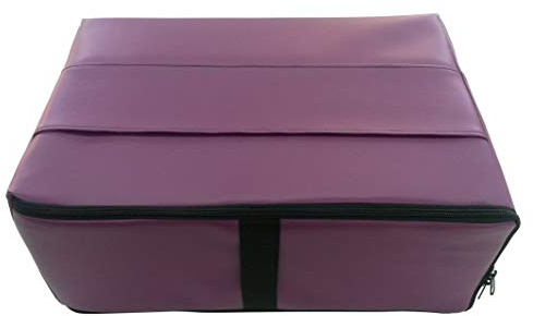 Biona GmbH Reise Matratzenauflage 80 x 100 cm für Flugreisen als Handgepäck aus Viscoschaum mit Tasche Kunstleder