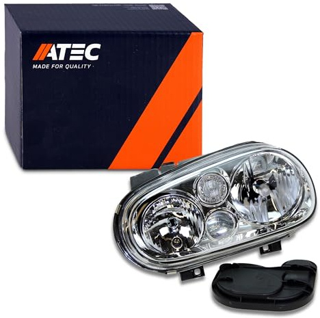 ATEC Germany 1x Hauptscheinwerfer vorne links H7 / H3 / H1 Frontscheinwerfer ohne Stellmotor, Kompatibel mit VW GOLF IV (1J1), GOLF IV Cabriolet (1E7), GOLF IV Variant (1J5)