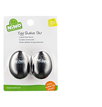 Meinl Egg Shaker Set NINO540BK-2, Black, 2 pcs - Shaker