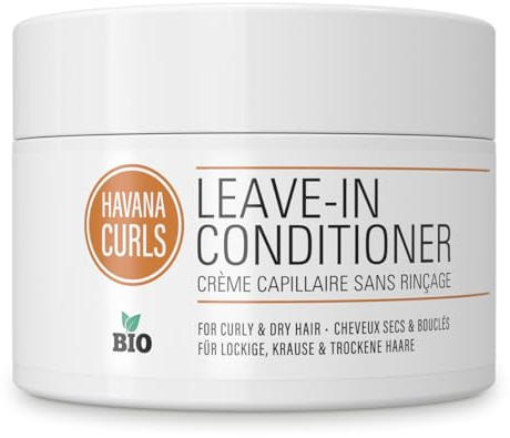Bio-Lockencreme HAVANA CURLS Leave-in Conditioner 150ml, Bio-zertifizierte Naturkosmetik für lockige, krause und trockene Haare, COSMOS Organic