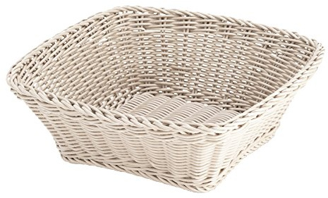 Westmark 02096310101 Korb quadratisch circa 19 x 19 x 7,5 cm, weiß