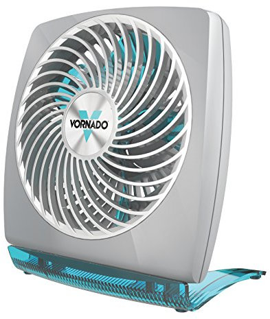 Vornado FIT Personal Air Circulator Fan with Fold-Up Design, Directable Airflow, Compact Size, Perfect for Travel or Desktop Use, Aqua