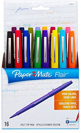 Paper Flair - Set di 16 penne