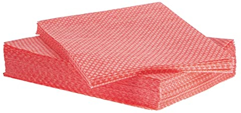 Jantex All purpose Non-Woven Cloths Red (Pack 50)