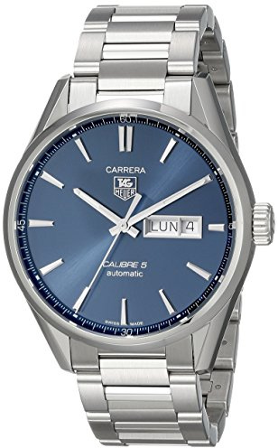TAG Heuer Orologio da uomo WAR201E.BA0723 Carrera analogico con display svizzero automatico argento, Tonalità argento., Orologio analogico