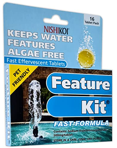 Nishikoi Feature-Kit, Fast formula for Algae - Treats 7,000 Litres of Pond Water