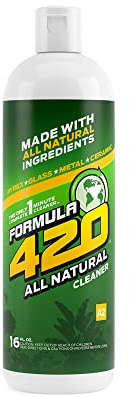 ALL NATURAL Formula 420 Pipe Cleaner - Cleans - Glass, Pyrex, Metal, Ceramic 16 Ounce
