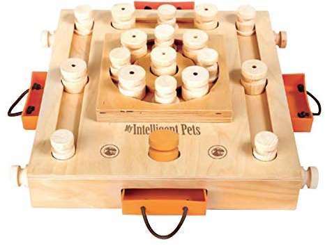 My Intelligent Dogs Interaktives Hundespielzeug Intelligenz - Intelligenzspielzeug für Hunde - Interaktives Spielzeug Hund - Denkspiele für Hunde - Turtle
