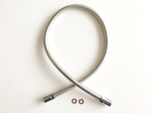 ADOB Edelstahl Profi Gastrobrauseschlauch Gastrobrause Gastro für Großküchen Profiküchen, 1,075 m