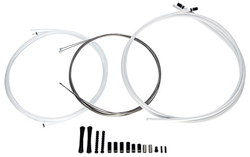 SRAM Schaltzug mit Aussenhülle Schaltkabel Kit Slickwire Pro, Weiß, 4 mm, 00.7918.042.001