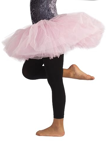 CALZITALY Pack 1 oder 2 Paare - Mädchen Tanz Leggings, Ballett Leggings, Ballet Footless Tights, Schwarz, Rosa, 4-6, 8-10, 12-14 Jahre, 60 Den, Made in Italy (12-14 Jahre, Schwarz)