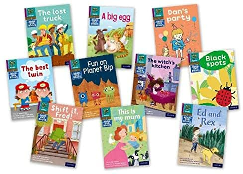 Read Write Inc. Phonics Book Bag Books: Purple Set 2 Storybooks Mixed Pack of 10