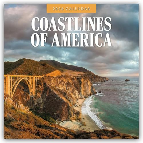 Coastlines of Amerika – Amerikanische Küsten 2026 – 16-Monatskalender: Original Red Robin Publishing Ltd-Kalender [Mehrsprachig] [Kalender] (Wall-Kalender)