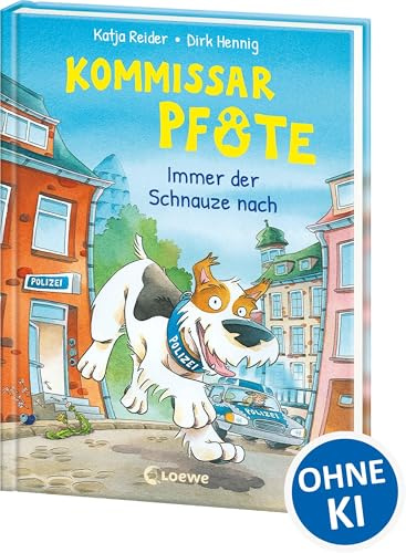 Kommissar Pfote (Band 1) - Immer der Schnauze nach: Begleite den beliebten Hunde-Held bei seiner Spurensuche - Lustiger Kinderkrimi zum Vorlesen und ersten Selberlesen ab 6 Jahren