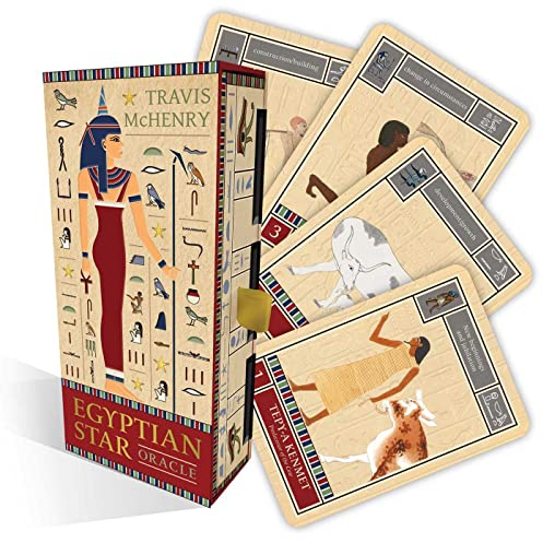 Egyptian Star Oracle: 42 Gilded Cards, 144-page Full-color Guidebook and Eye of Horus Charm (Rockpool Oracle)