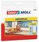 tesa tesamoll Universal Schaumstoff - Schaumstoffdichtung zum Isolieren von Spalten im Haushalt, selbstklebend - Weiß - 6 m x 15 mm x 5,5 mm