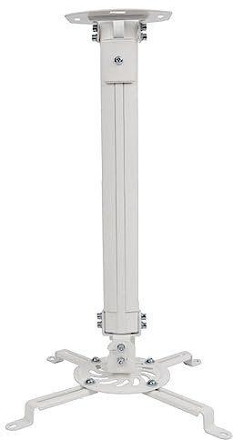 Techly 309661 Supporto a Soffitto per Proiettori Estensione 545-900 mm Silver Silver