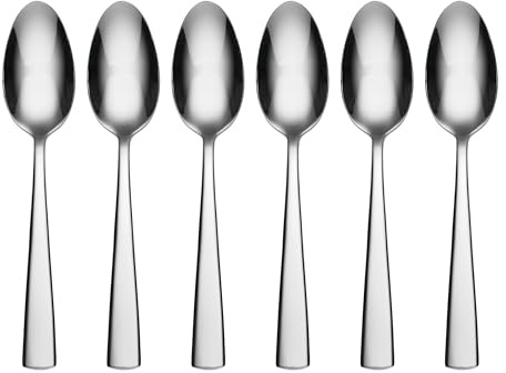 Oneida H098006D Nocha Everyday Flatware Dinner Spoons, Set Of 6, 7L x 1.4 W