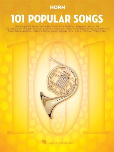 101 Popular Songs - Horn: Noten, Sammelband für Horn