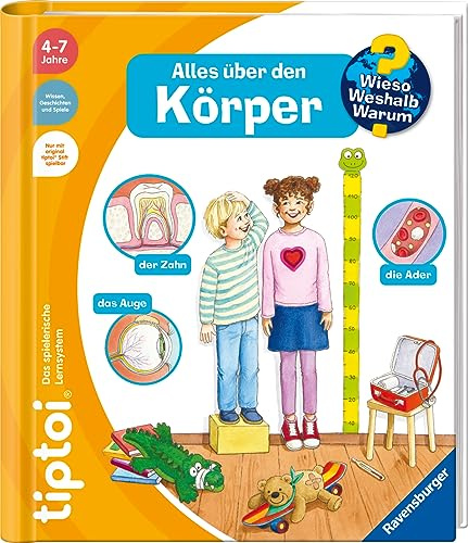 tiptoi® Wieso? Weshalb? Warum? Alles über den Körper, Buch für Kinder ab 4 Jahre