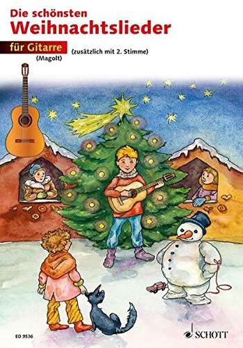Die schönsten Weihnachtslieder: sehr leicht bearbeitet. 1-2 Gitarren.