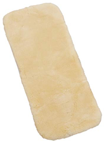 Lammfellauflage Comfort von WERNER CHRIST BABY– hochwertige Babyfell Sitzauflage/Sitzeinlage für Kinderwagen & Buggy mit Gurtschlitzen, die ideale Lammfelleinlage für Ihr Kind, universal 80cmx35cm