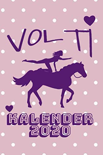 Volti Kalender 2020: Voltigieren Wochenkalender 2020 A5 I Wochenplaner Pferdesport I Voltigierer mit Pferd Tagebuch Terminplaner I Notizbuch als Geschenk für Mädchen