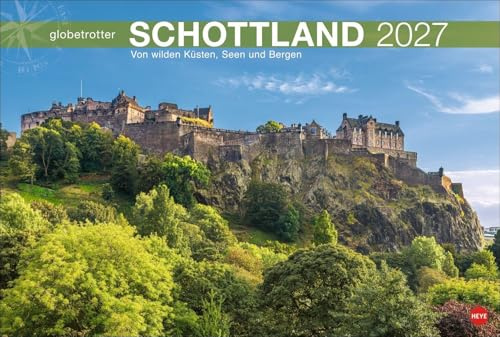 Schottland Globetrotter Kalender 2027 - Von wilden Küsten, Seen und Bergen: Die vielfältige Schönheit Schottlands in einem großformatigen Fotokalender. Dekorativer Wandkalender XL.
